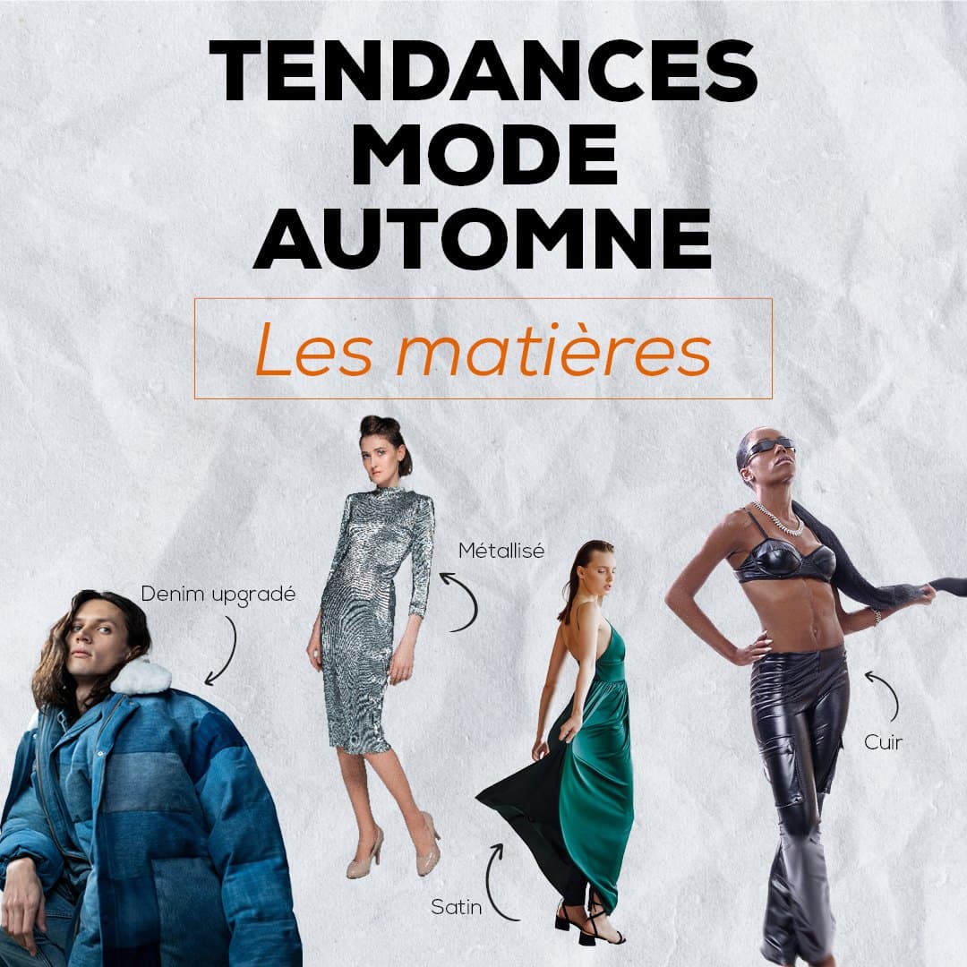 Post Instagram Maya Campus — Tendances mode automne, les matières